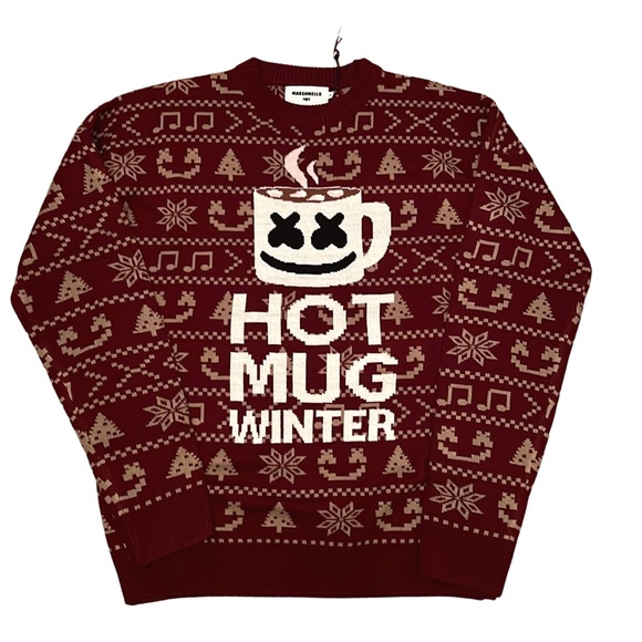 NWT Marshmello unisex winter sweater - Picture 2 of 6